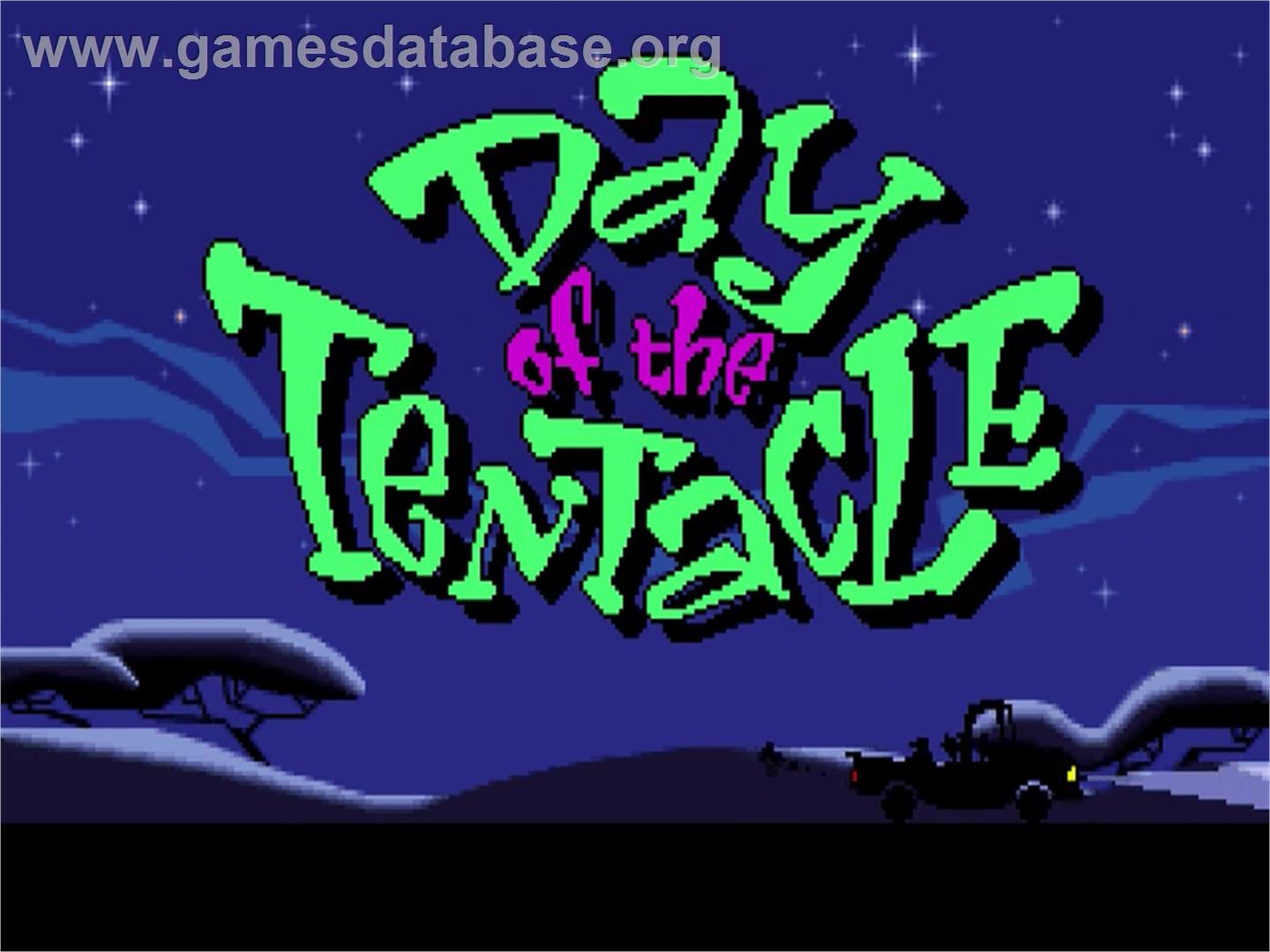 Maniac Mansion - Day of the Tentacle - ScummVM - Artwork - Title Screen