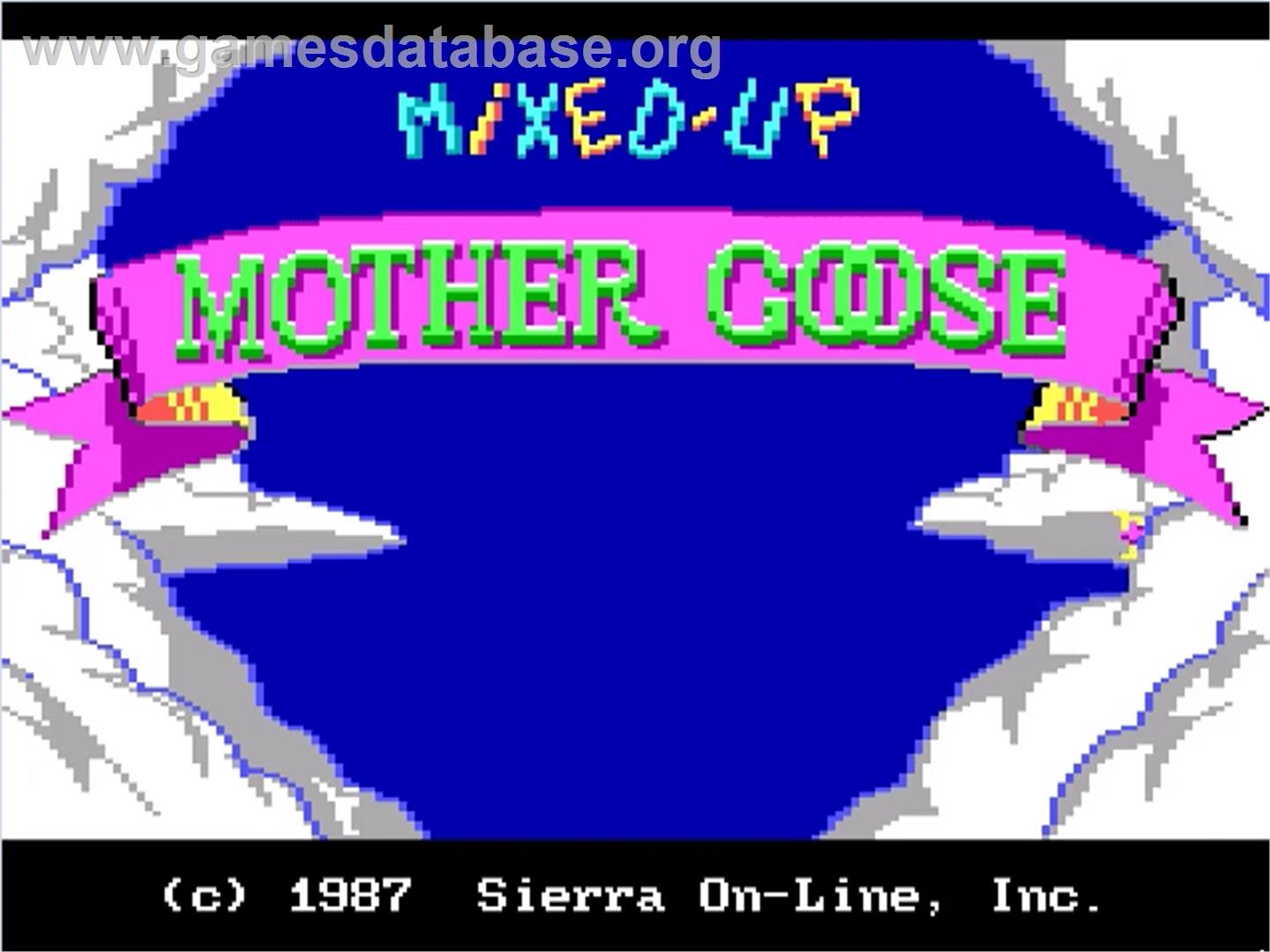 Mixed-Up Mother Goose - ScummVM - Artwork - Title Screen