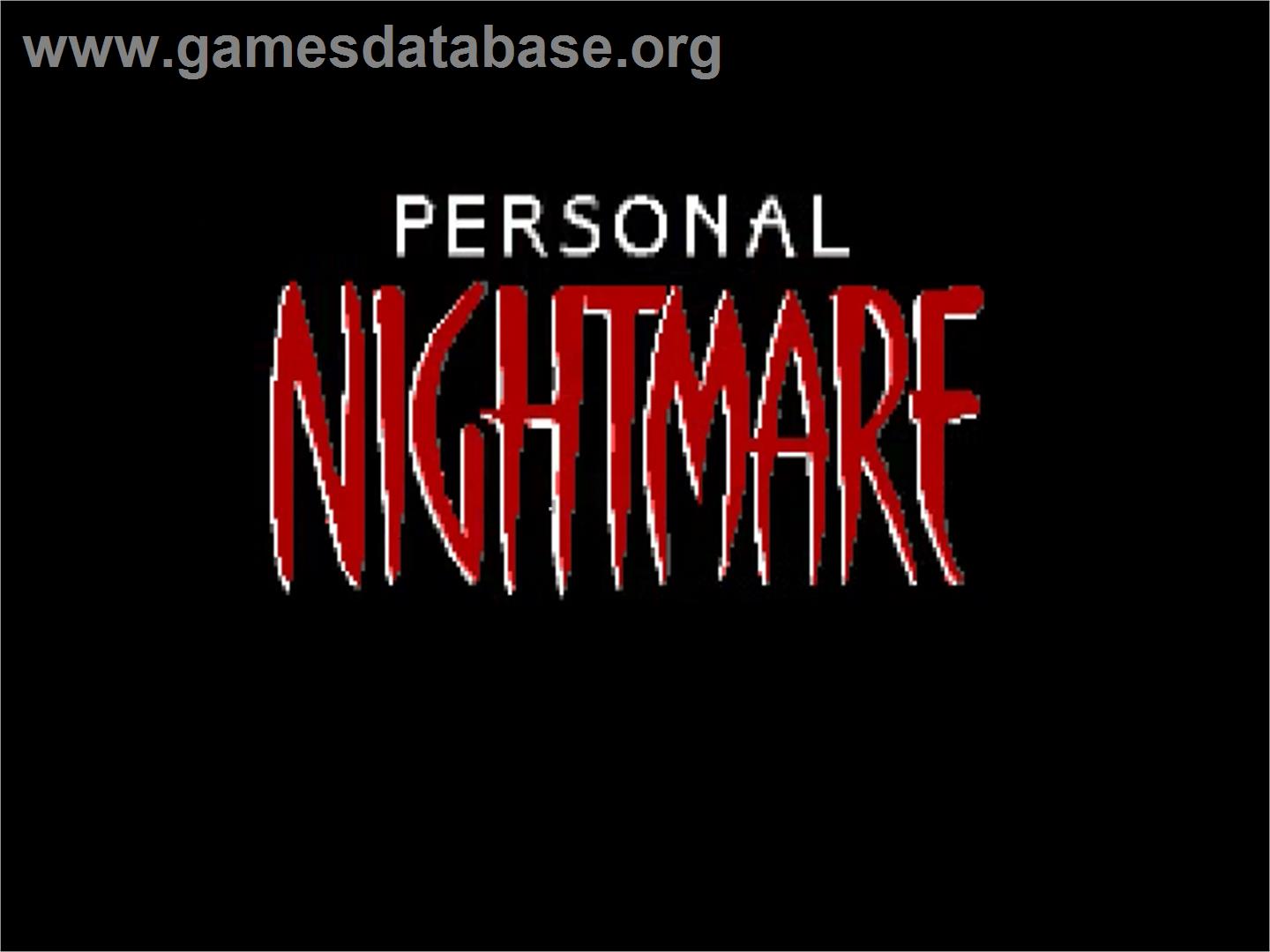 Personal Nightmare - ScummVM - Artwork - Title Screen