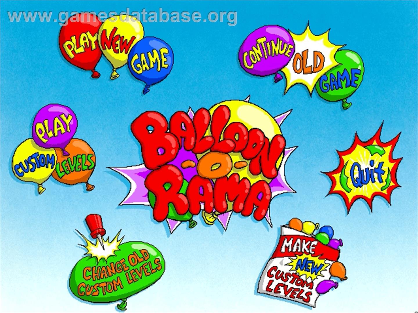 Putt-Putt and Pep's Balloon-o-Rama - ScummVM - Artwork - Title Screen