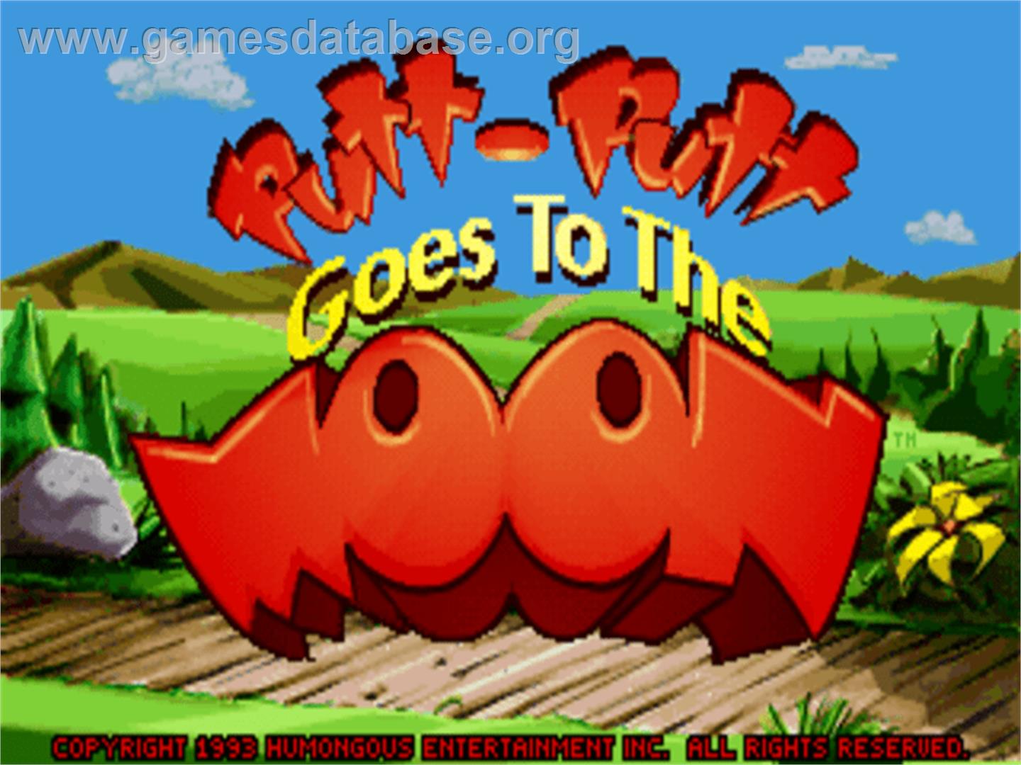 Putt-putt Goes To The Moon - ScummVM - Artwork - Title Screen