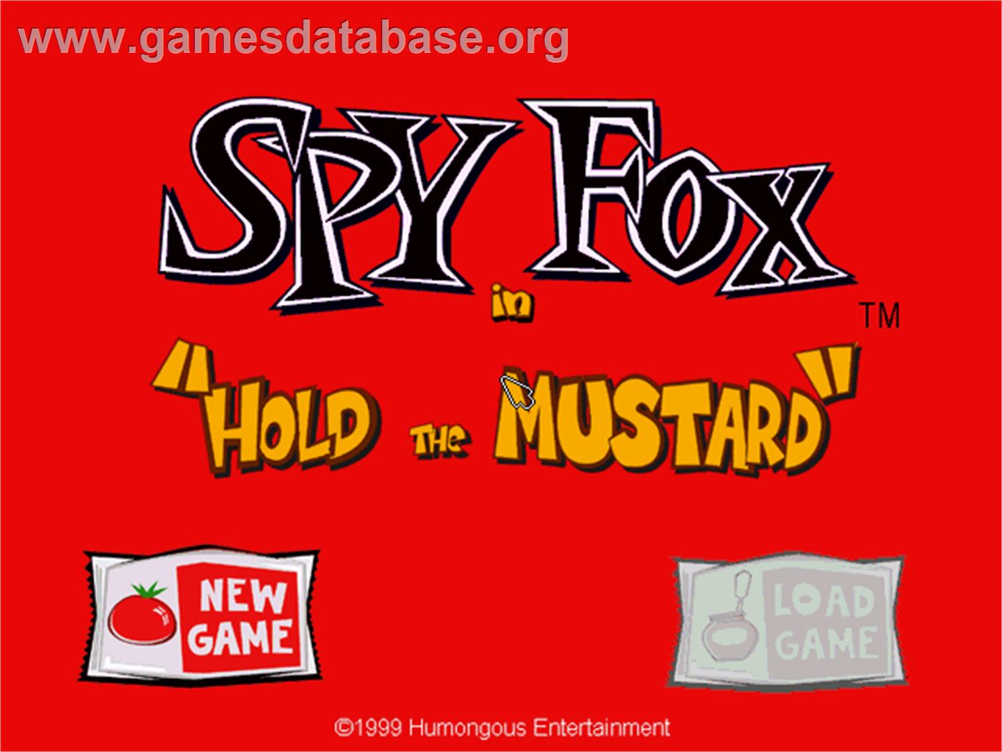 Spy Fox In Hold The Mustard - ScummVM - Artwork - Title Screen