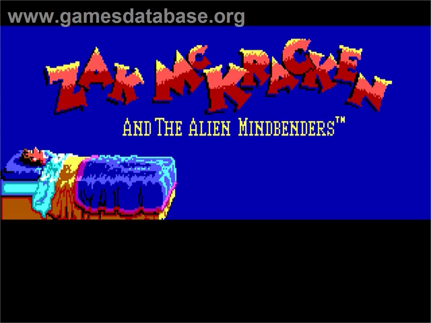 Zak McKracken and the Alien Mindbenders - ScummVM - Artwork - Title Screen