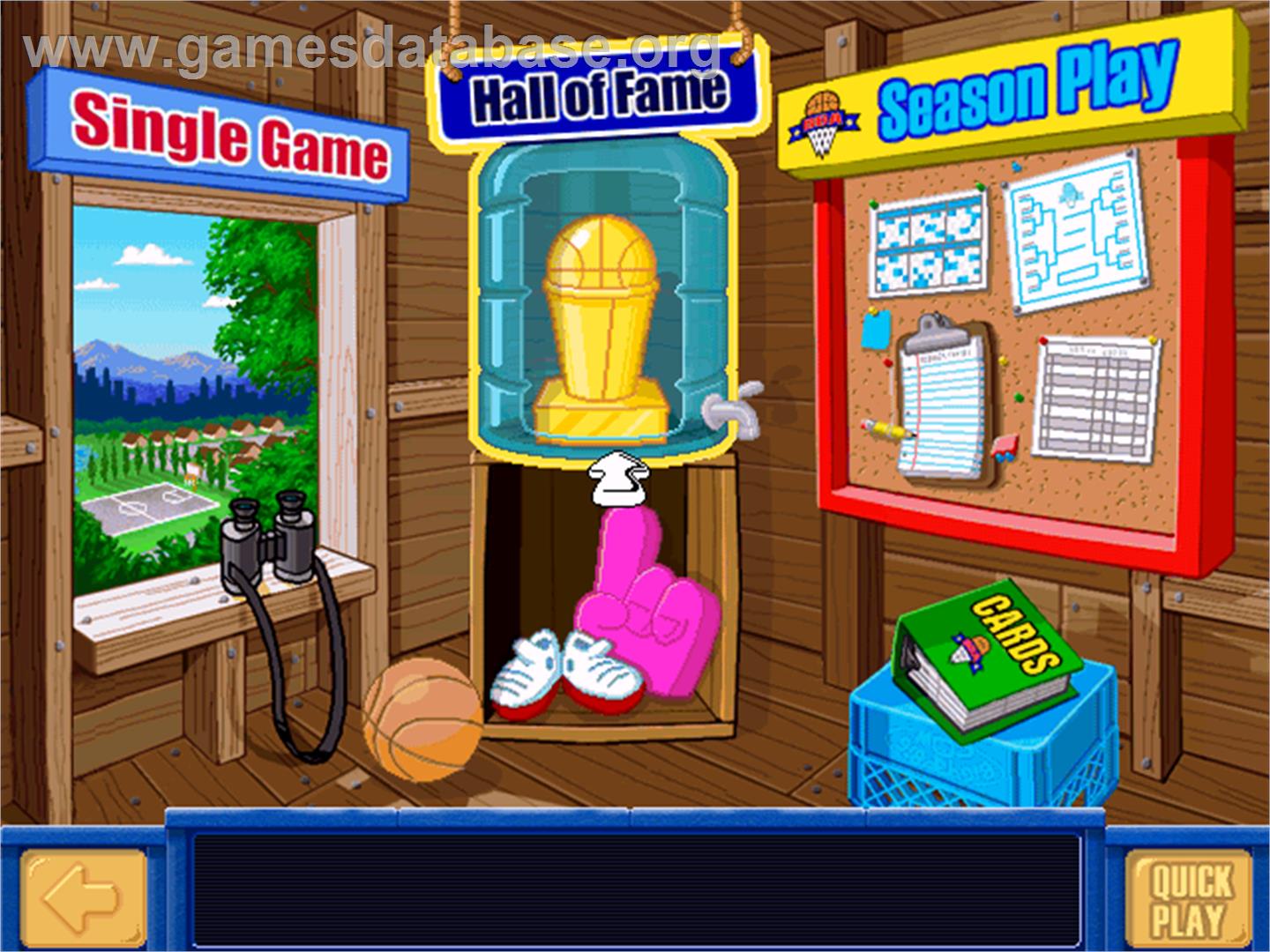 backyard basketball - ScummVM - Artwork - Title Screen
