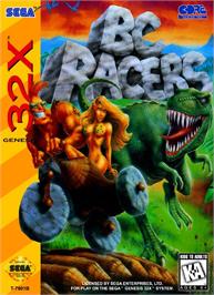 Box cover for Bc Racers on the Sega 32X.