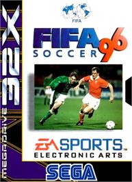 Box cover for FIFA Soccer 96 on the Sega 32X.