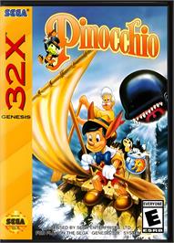 Box cover for Pinocchio on the Sega 32X.
