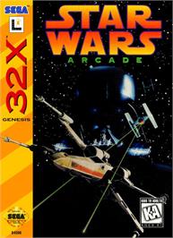 Box cover for Star Wars Arcade on the Sega 32X.