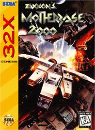 Box cover for Zaxxon's Motherbase 2000 on the Sega 32X.