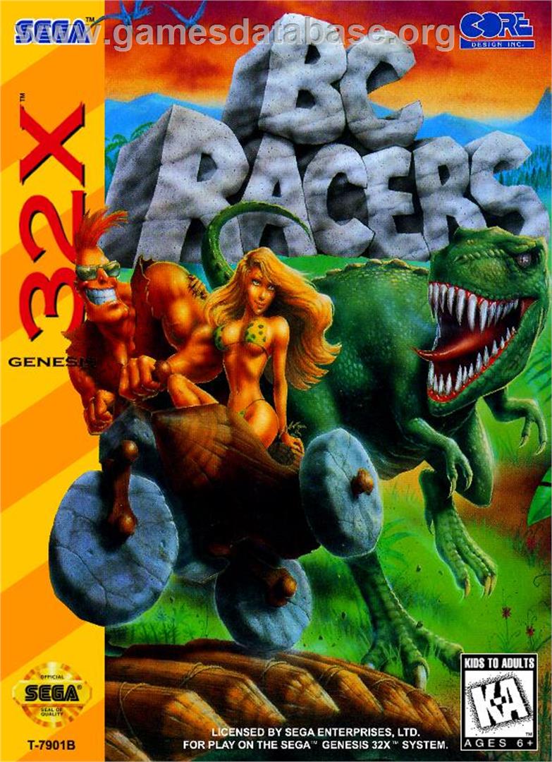 Bc Racers - Sega 32X - Artwork - Box