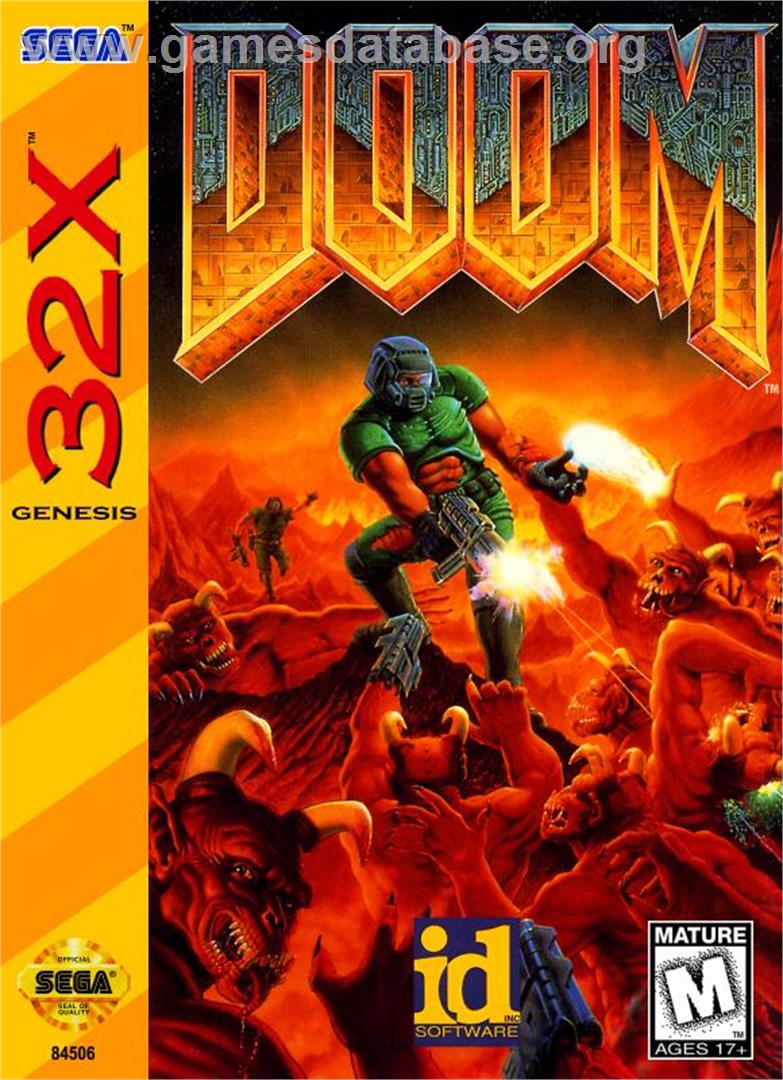 Doom - Sega 32X - Artwork - Box