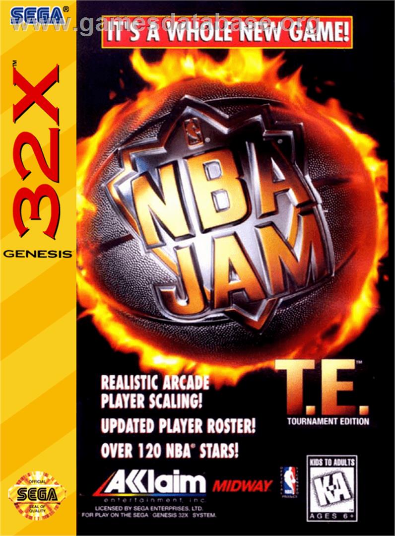 NBA Jam TE - Sega 32X - Artwork - Box