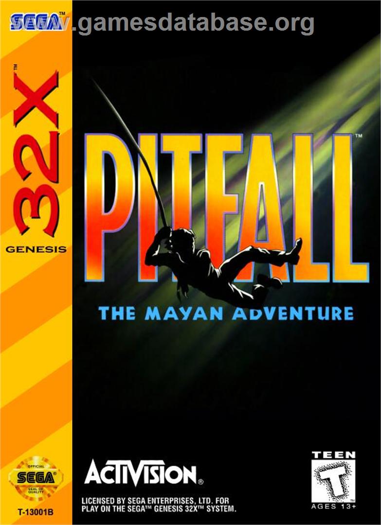Pitfall - The Mayan Adventure - Sega 32X - Artwork - Box