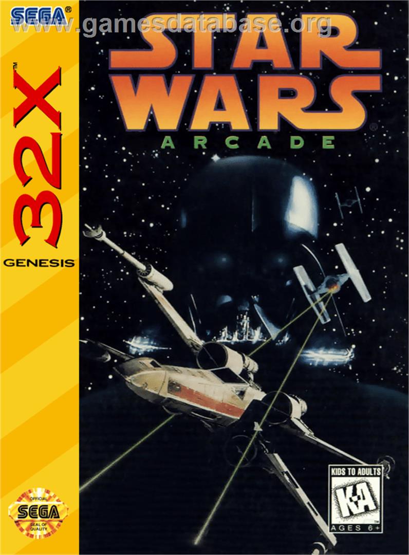 Star Wars Arcade - Sega 32X - Artwork - Box