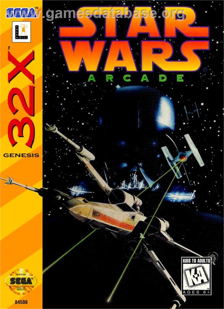 Star Wars Arcade - Sega 32X - Artwork - Box