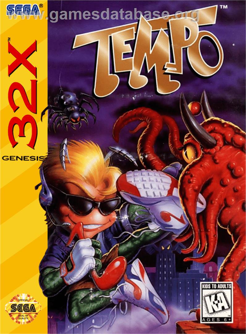 Tempo - Sega 32X - Artwork - Box