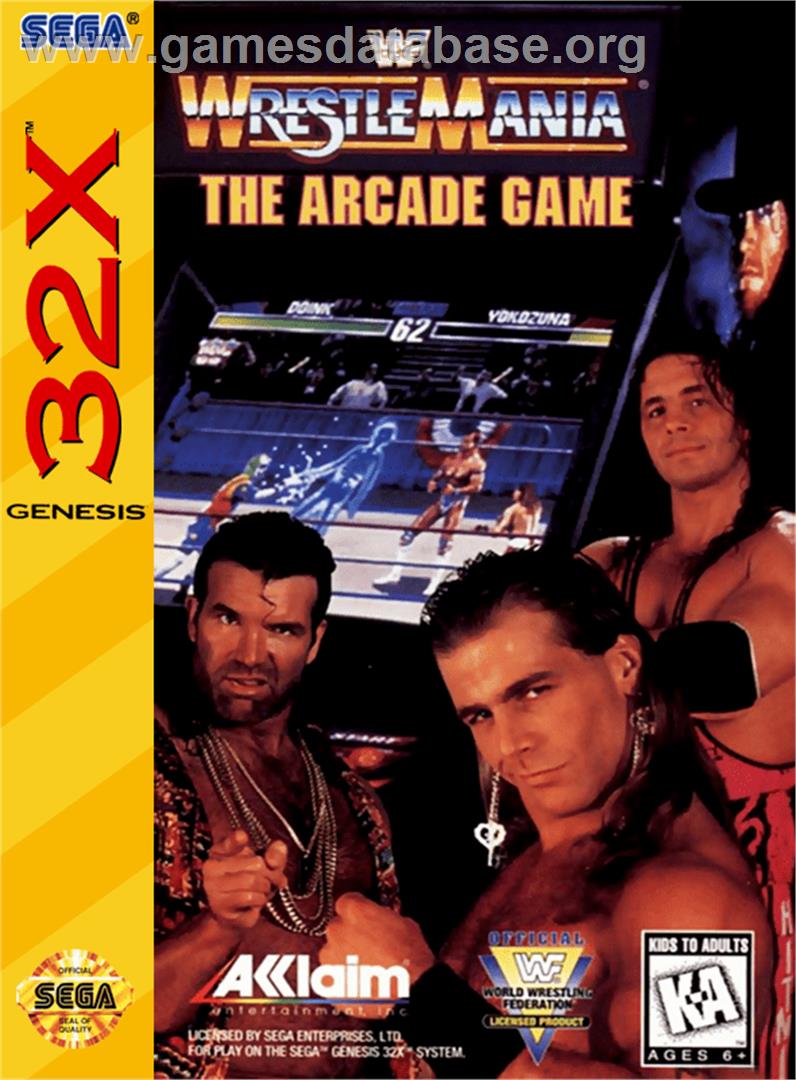 WWF Wrestlemania - Sega 32X - Artwork - Box