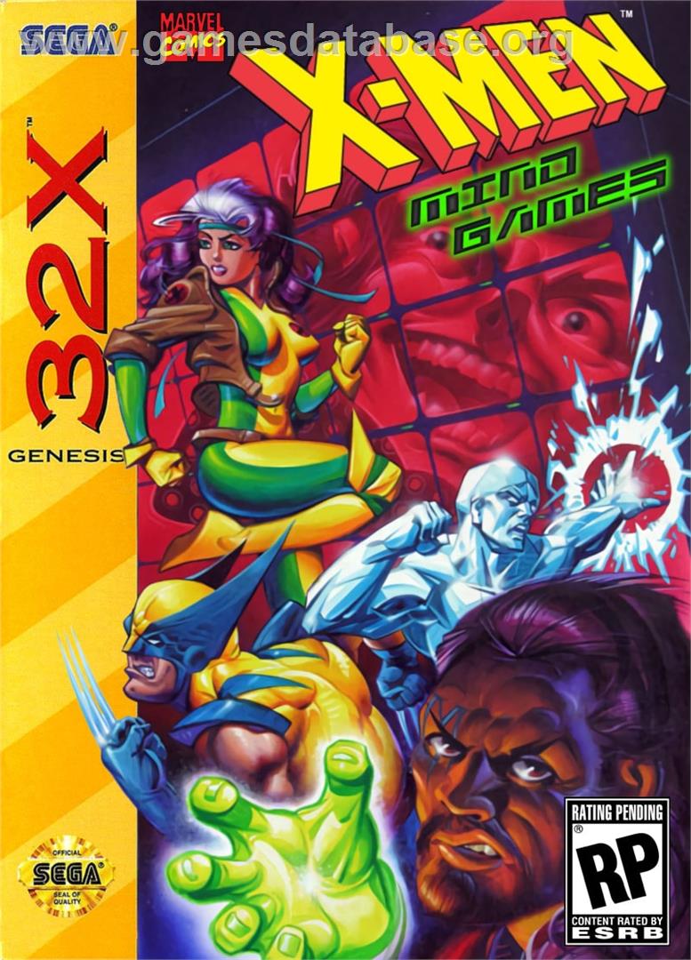 X-men - Sega 32X - Artwork - Box