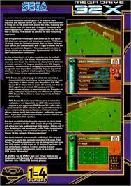 Box back cover for FIFA Soccer 96 on the Sega 32X.