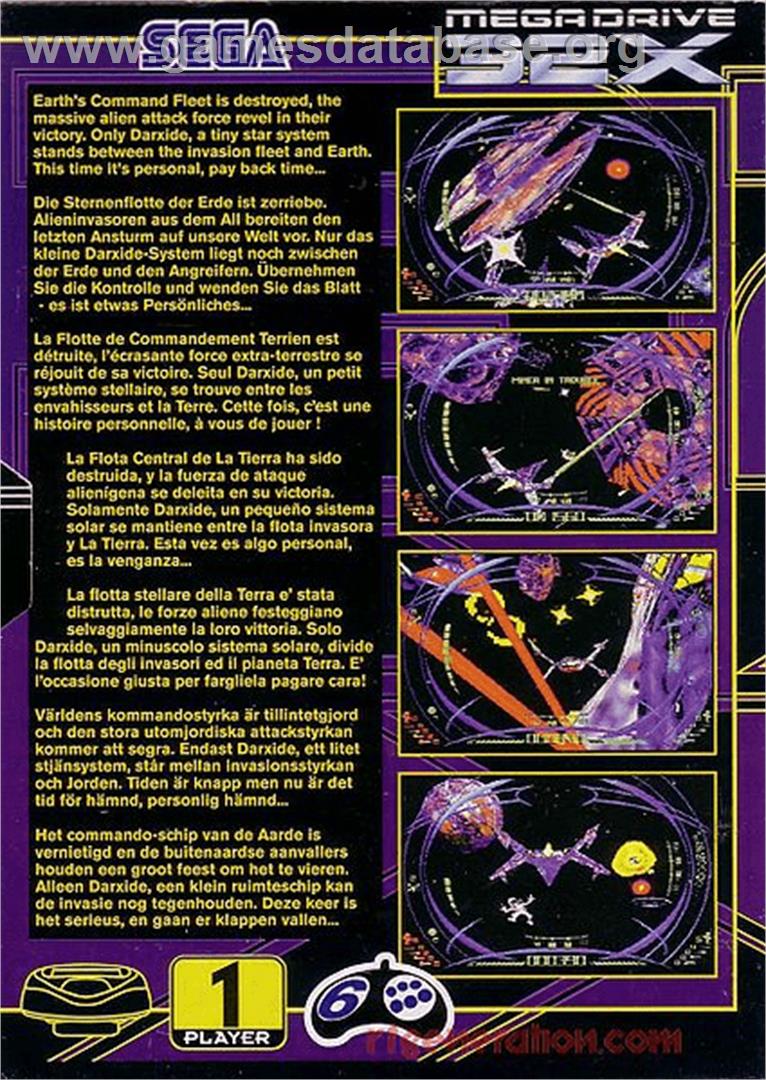 Darxide - Sega 32X - Artwork - Box Back