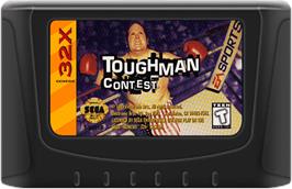 Cartridge artwork for Toughman Contest on the Sega 32X.
