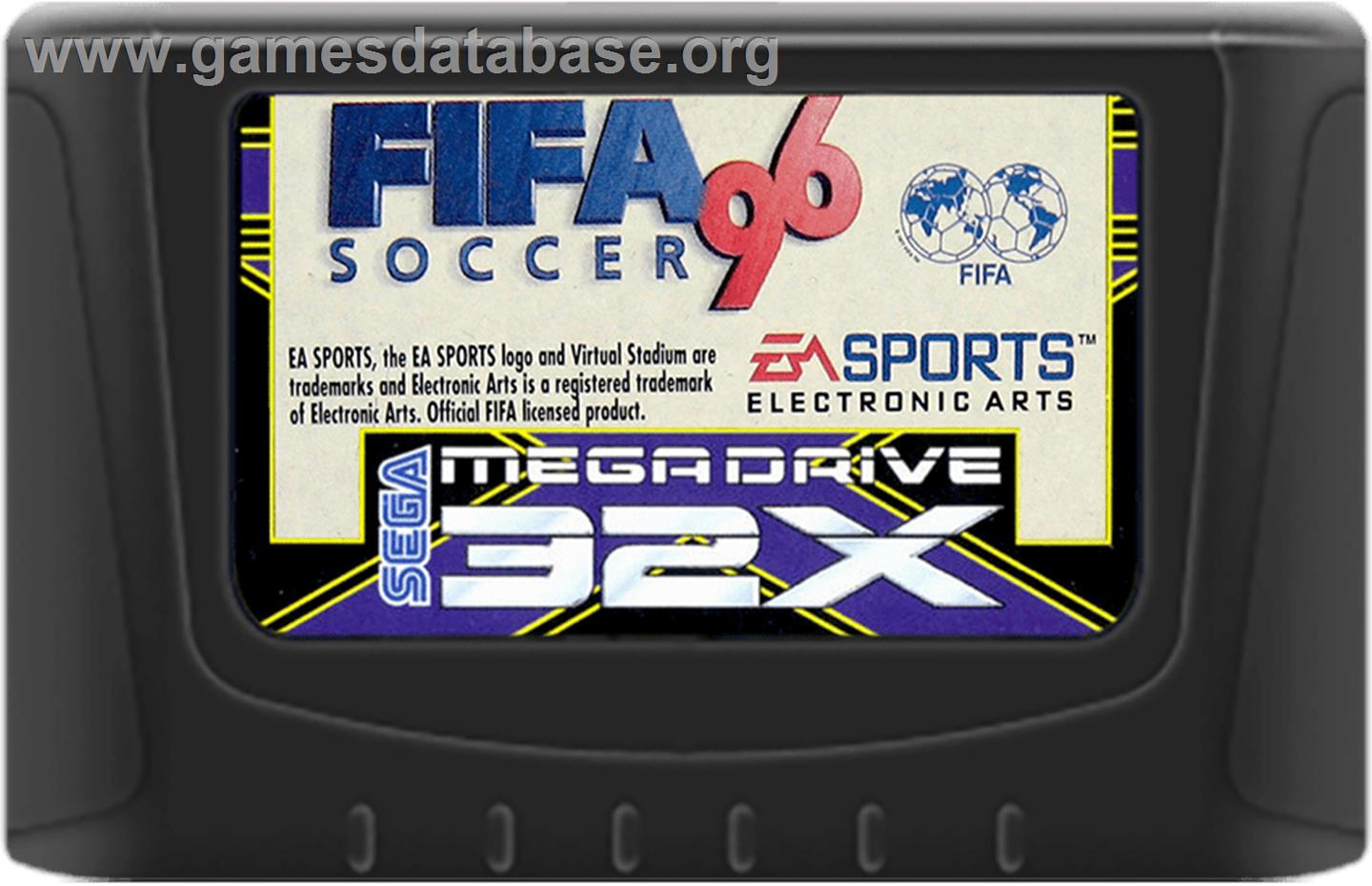 FIFA 96 - Sega 32X - Artwork - Cartridge