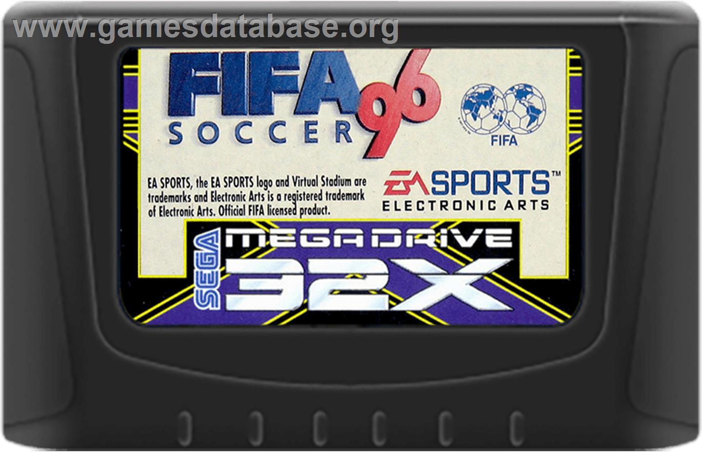 FIFA Soccer 96 - Sega 32X - Artwork - Cartridge