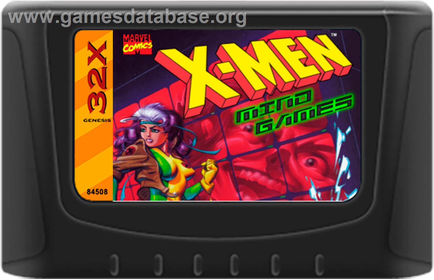 X-men - Sega 32X - Artwork - Cartridge