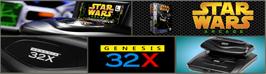 Arcade Cabinet Marquee for Star Wars Arcade.