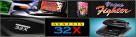 Arcade Cabinet Marquee for Virtua Fighter.