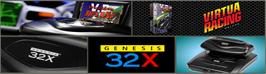 Arcade Cabinet Marquee for Virtua Racing Deluxe.