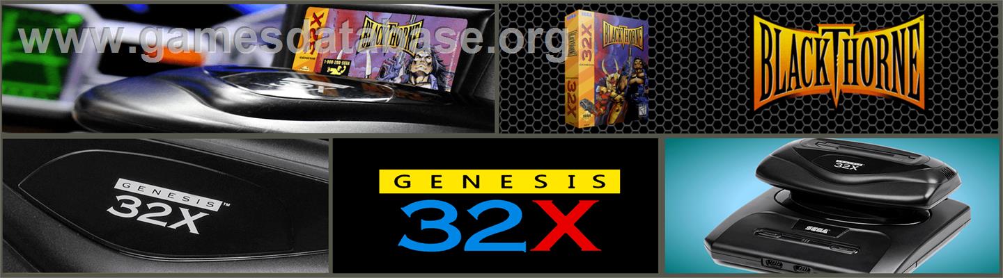 Blackthorne - Sega 32X - Artwork - Marquee