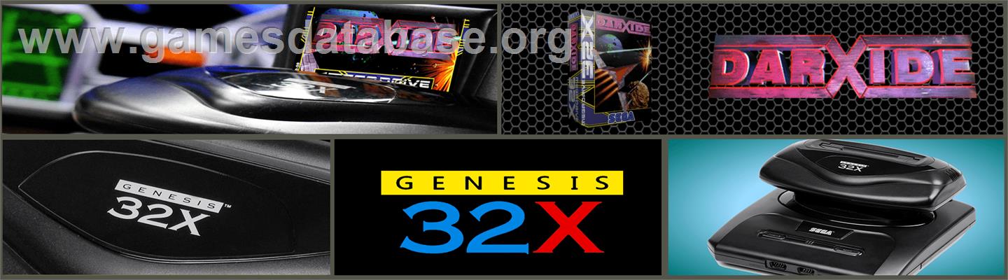 Darxide - Sega 32X - Artwork - Marquee
