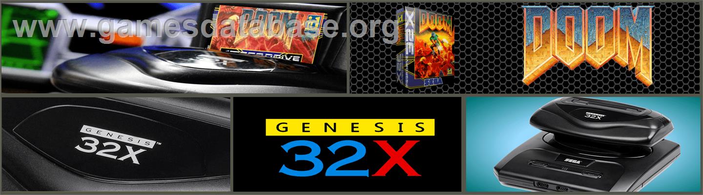 Doom - Sega 32X - Artwork - Marquee