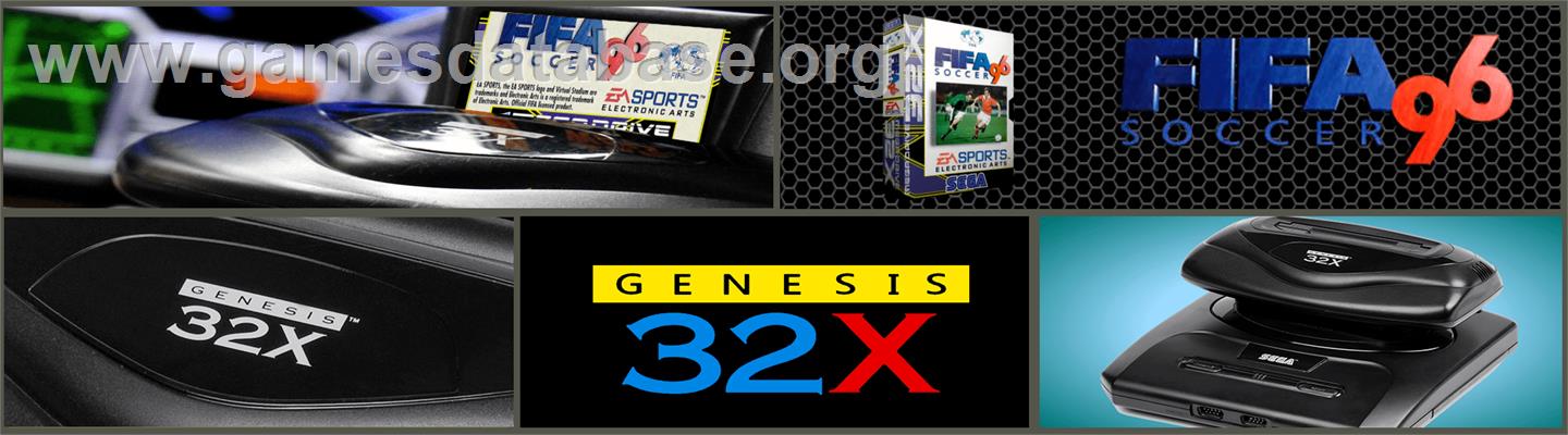 FIFA 96 - Sega 32X - Artwork - Marquee