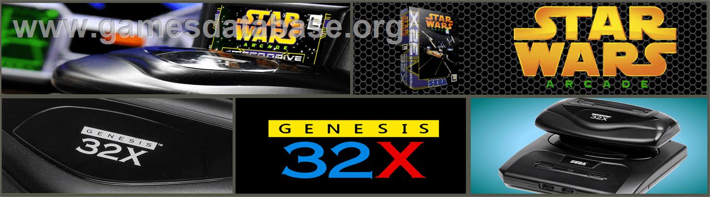 Star Wars Arcade - Sega 32X - Artwork - Marquee