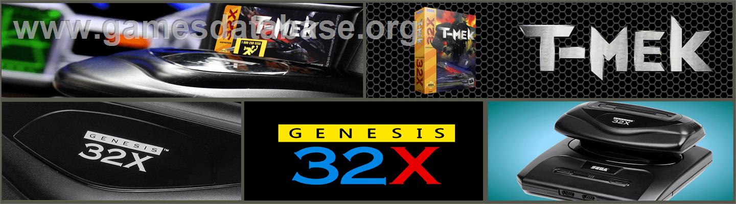 T-mek - Sega 32X - Artwork - Marquee
