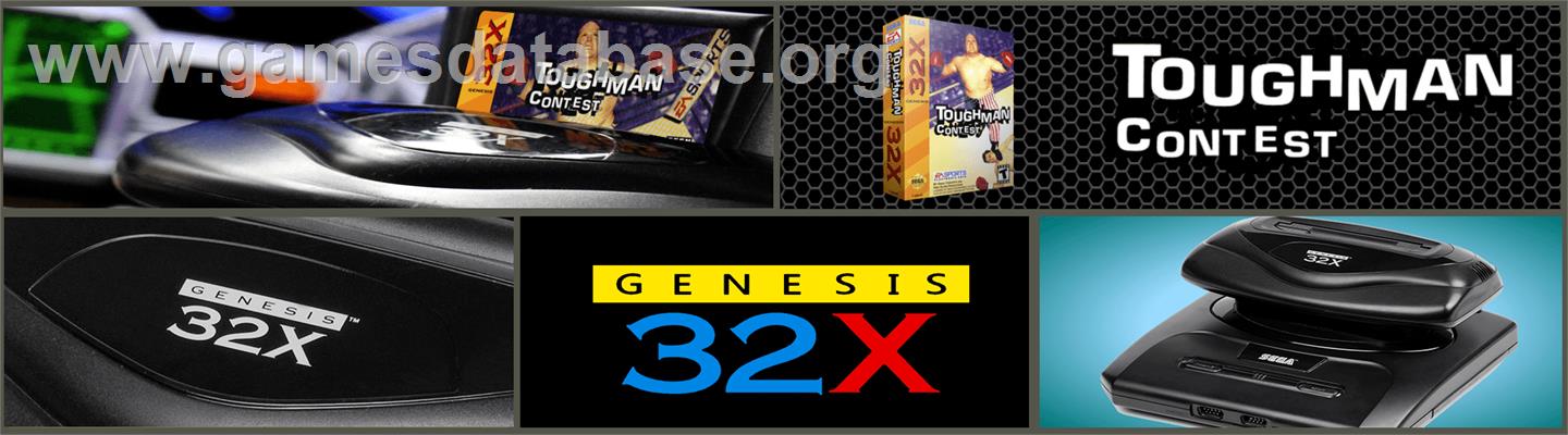Toughman Contest - Sega 32X - Artwork - Marquee