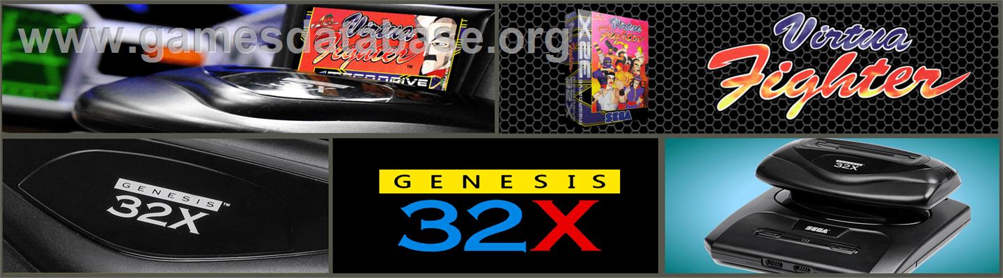 Virtua Fighter - Sega 32X - Artwork - Marquee