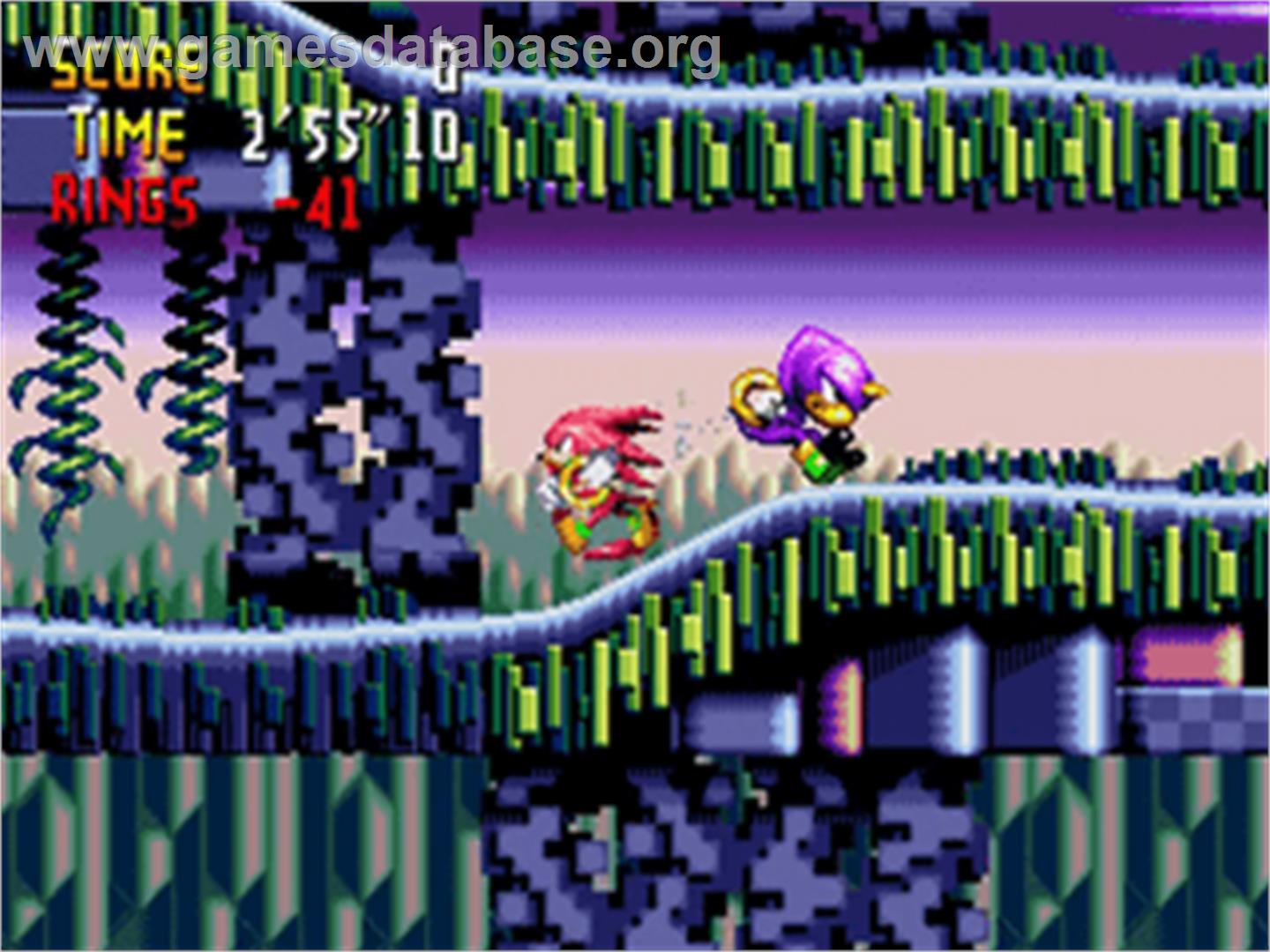 Knuckles' Chaotix - Sega 32X - Artwork - In Game