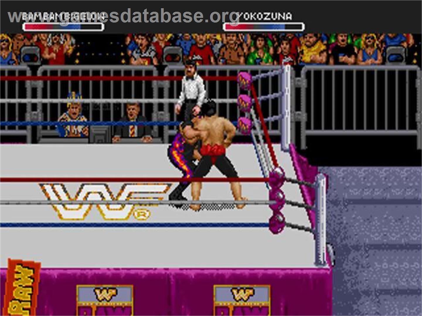 Wwf Raw - Sega 32X - Artwork - In Game