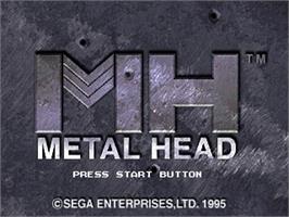 Title screen of Metal Head on the Sega 32X.