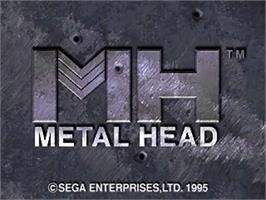 Title screen of Metal Head on the Sega 32X.