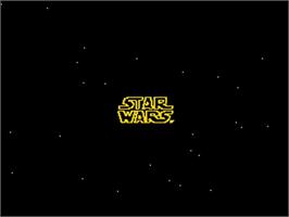 Title screen of Star Wars Arcade on the Sega 32X.