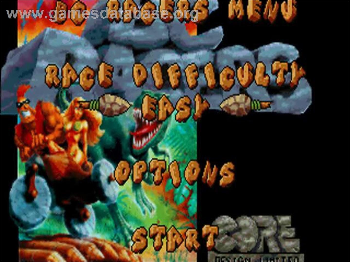 Bc Racers - Sega 32X - Artwork - Title Screen
