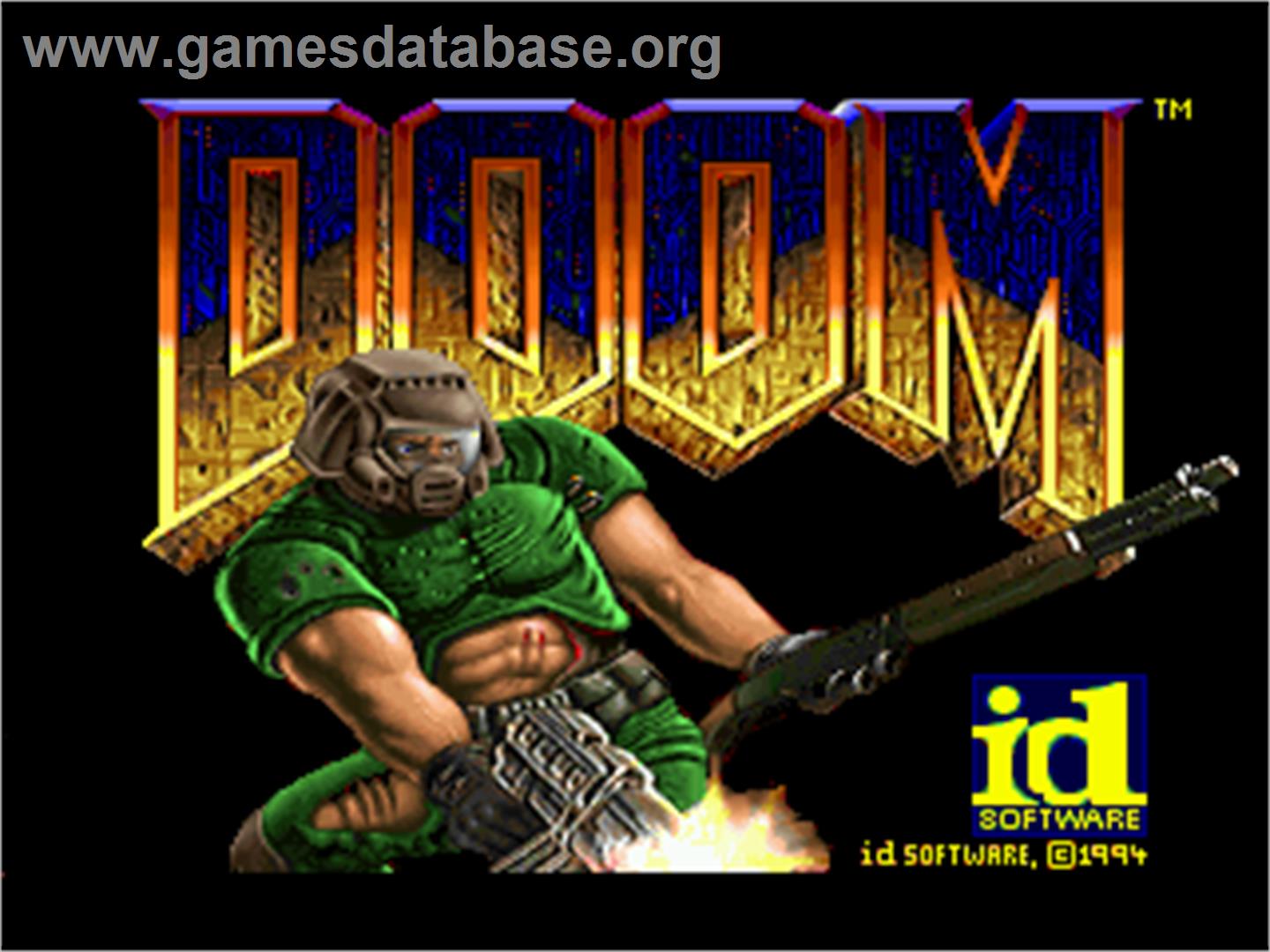 Doom - Sega 32X - Artwork - Title Screen