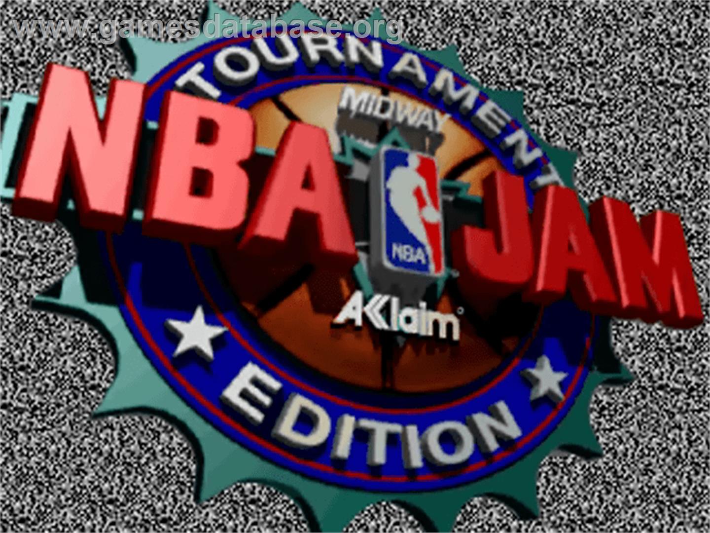 NBA Jam TE - Sega 32X - Artwork - Title Screen