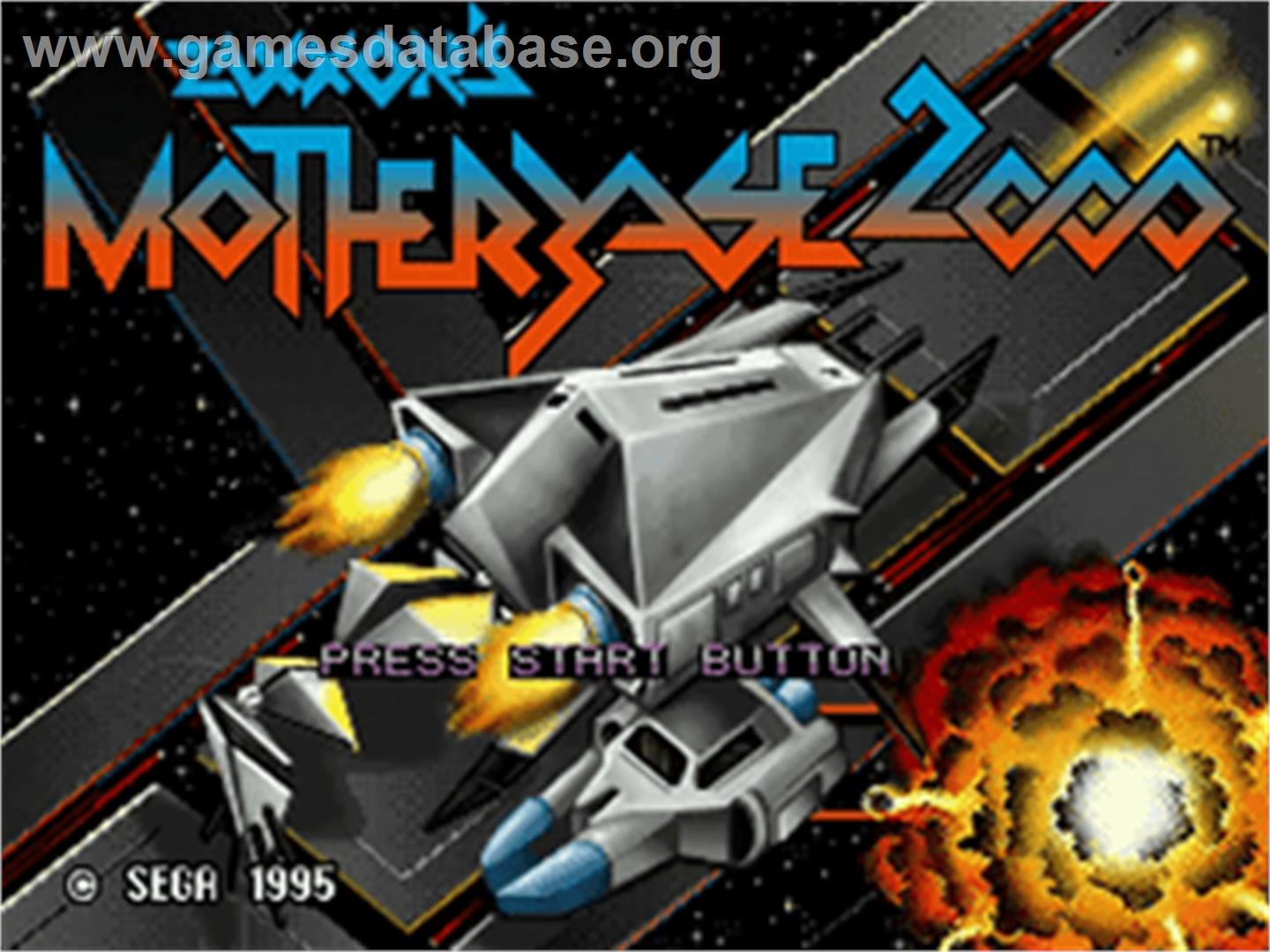 Zaxxon's Motherbase 2000 - Sega 32X - Artwork - Title Screen