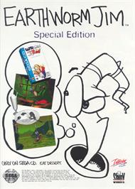 Advert for Earthworm Jim Special Edition on the Sega CD.