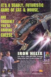 Advert for Iron Helix on the Sega CD.